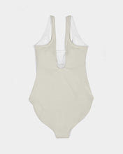 Load image into Gallery viewer, Women Zumk Cute Silver Grey  One-Piece Swimsuit
